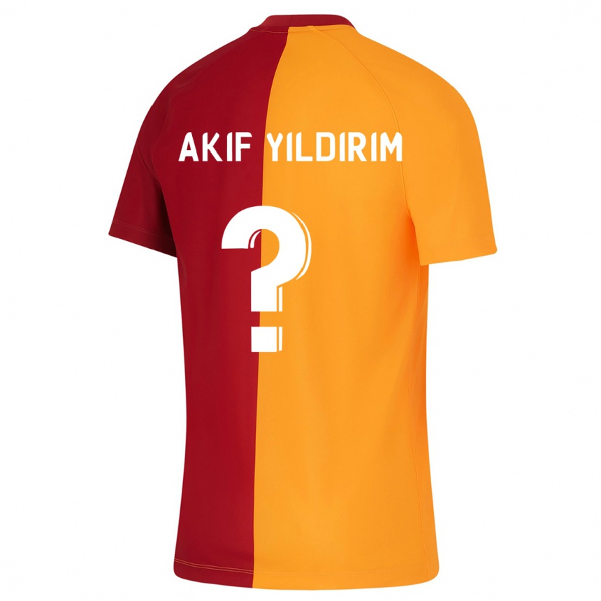 Enfant Football Maillot Mehmet Akif Yıldırım #0 Orange Tenues Domicile 2023/24 Canada