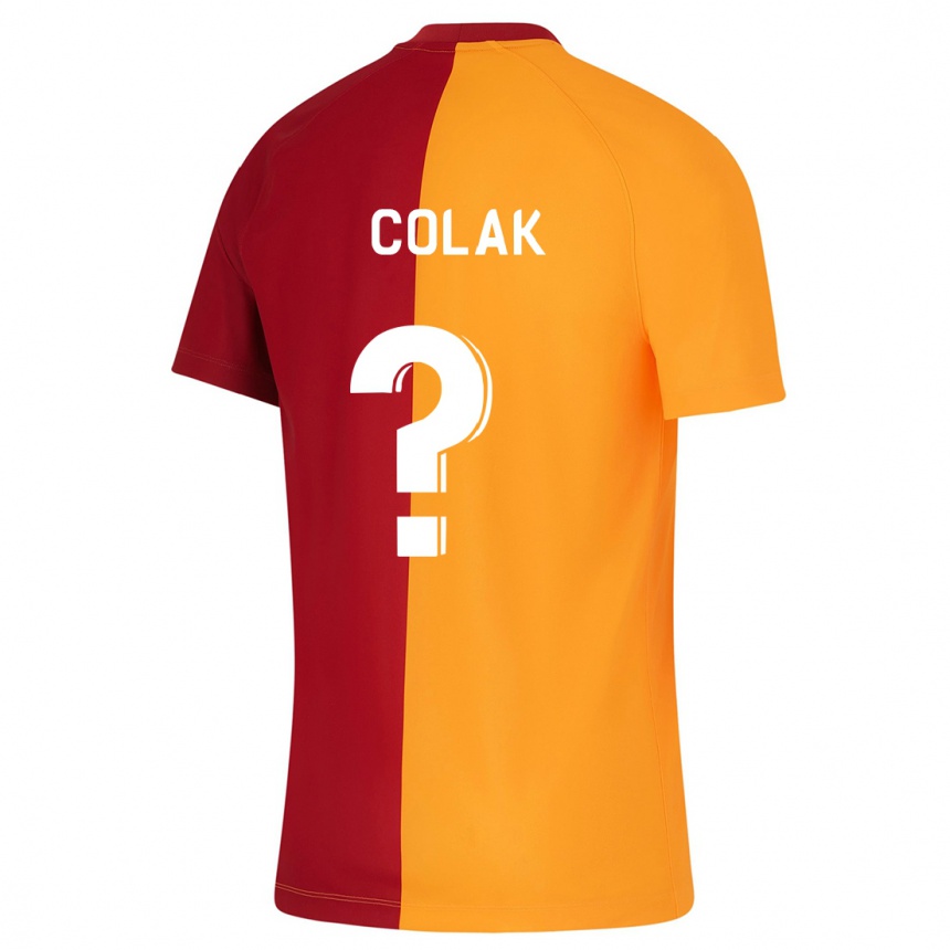 Kids Football Yiğit Çolak #0 Orange Home Jersey 2023/24 T-Shirt Canada