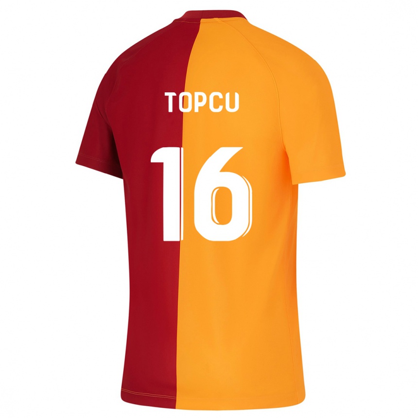 Enfant Football Maillot Ebru Topçu #16 Orange Tenues Domicile 2023/24 Canada