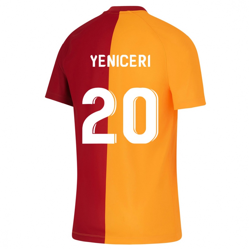 Kids Football Berna Yeniçeri #20 Orange Home Jersey 2023/24 T-Shirt Canada