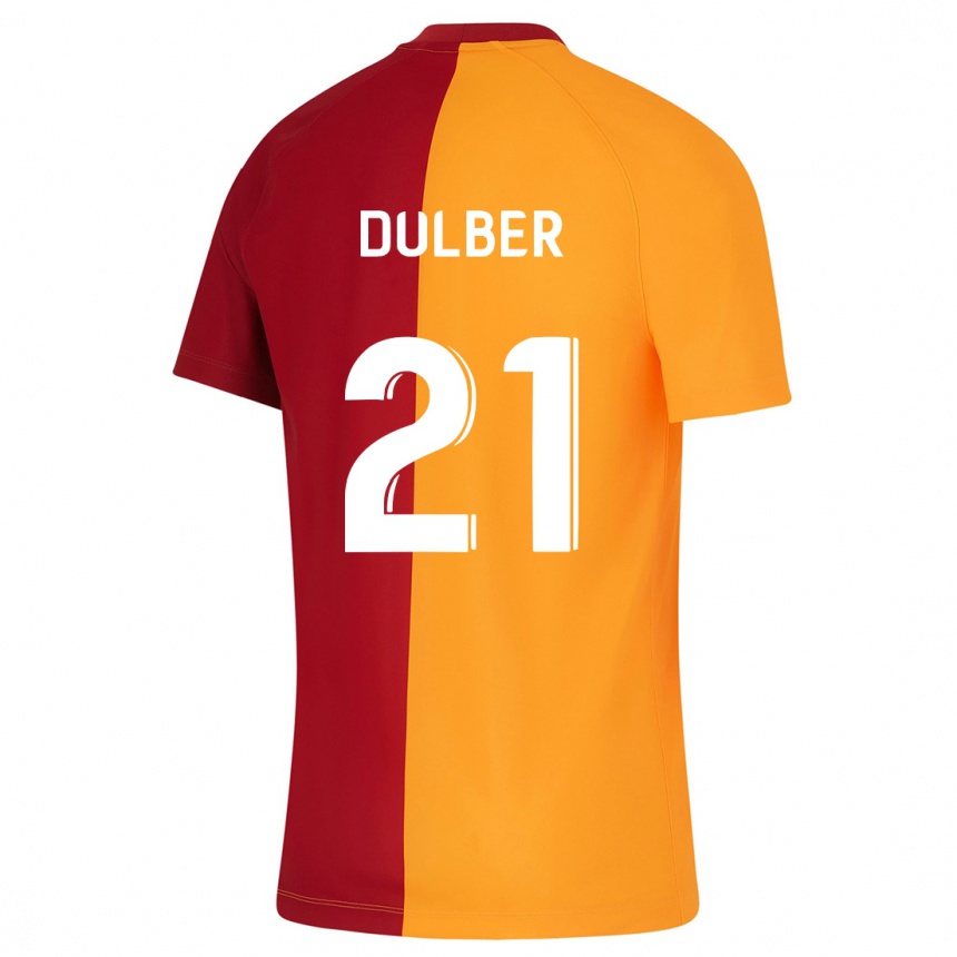 Kids Football Didem Dülber #21 Orange Home Jersey 2023/24 T-Shirt Canada