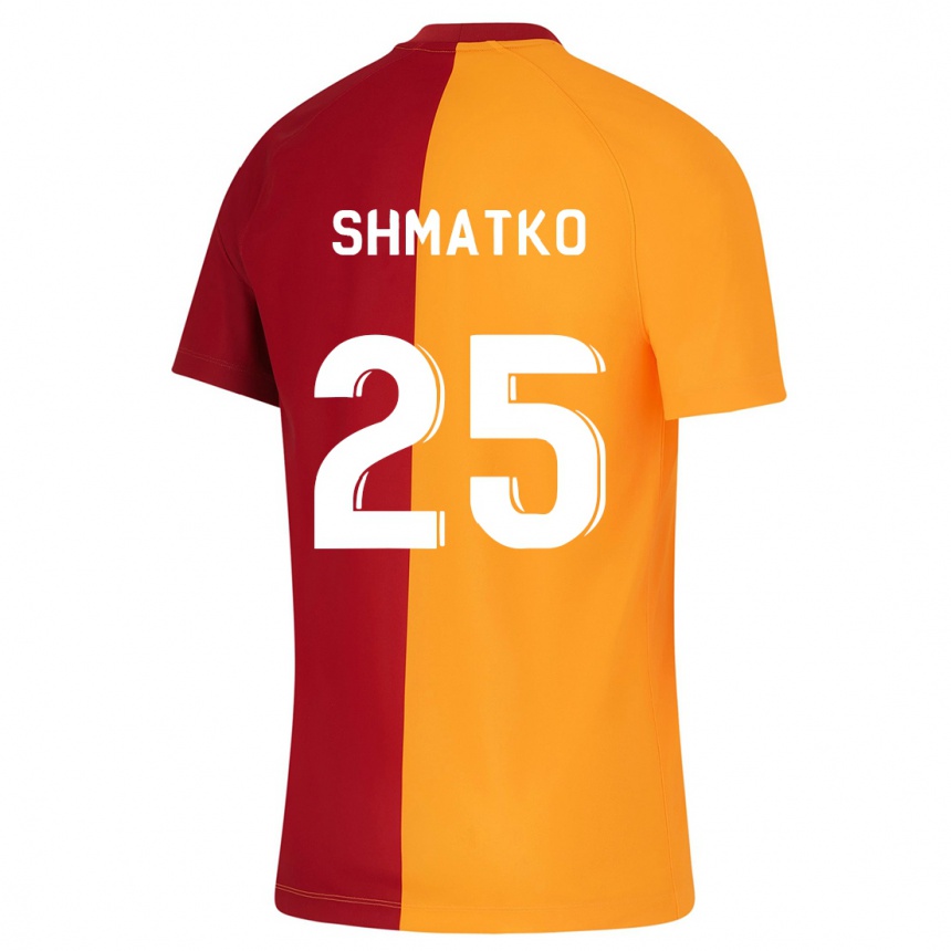 Kids Football Lyubov Shmatko #25 Orange Home Jersey 2023/24 T-Shirt Canada