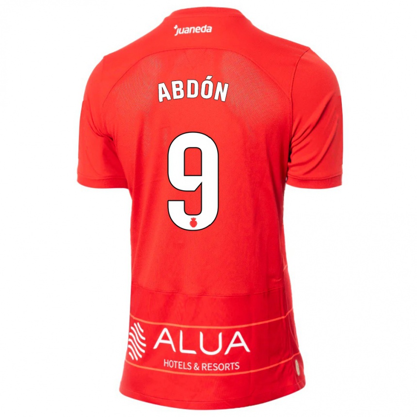 Enfant Football Maillot Abdón Prats #9 Rouge Tenues Domicile 2023/24 Canada