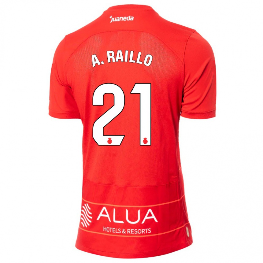 Enfant Football Maillot Antonio Raíllo #21 Rouge Tenues Domicile 2023/24 Canada