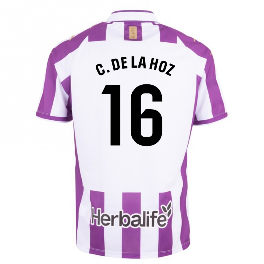 Kids Football César De La Hoz #16 Purple Home Jersey 2023/24 T-Shirt Canada