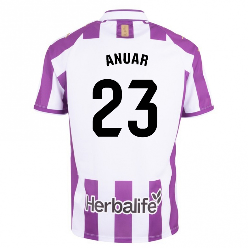 Enfant Football Maillot Anuar #23 Violet Tenues Domicile 2023/24 Canada