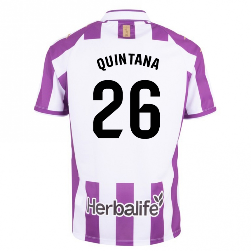 Enfant Football Maillot Alberto Quintana #26 Violet Tenues Domicile 2023/24 Canada