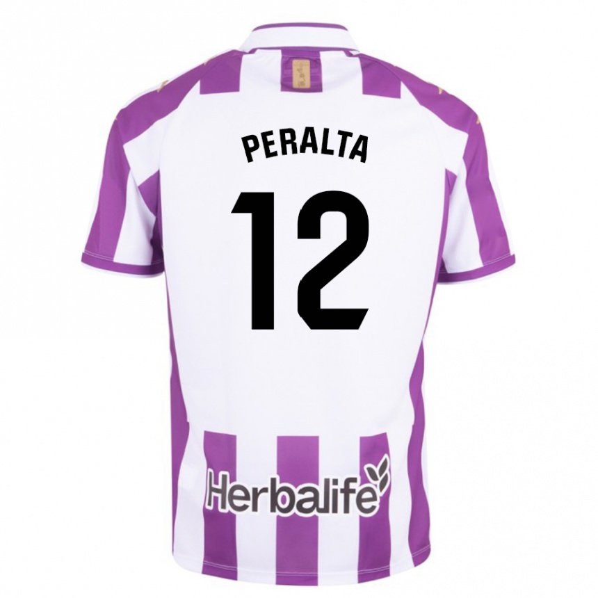 Kids Football Fernando Peralta #12 Purple Home Jersey 2023/24 T-Shirt Canada