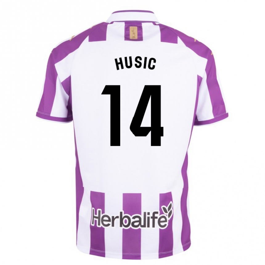 Enfant Football Maillot Salih Husic #14 Violet Tenues Domicile 2023/24 Canada