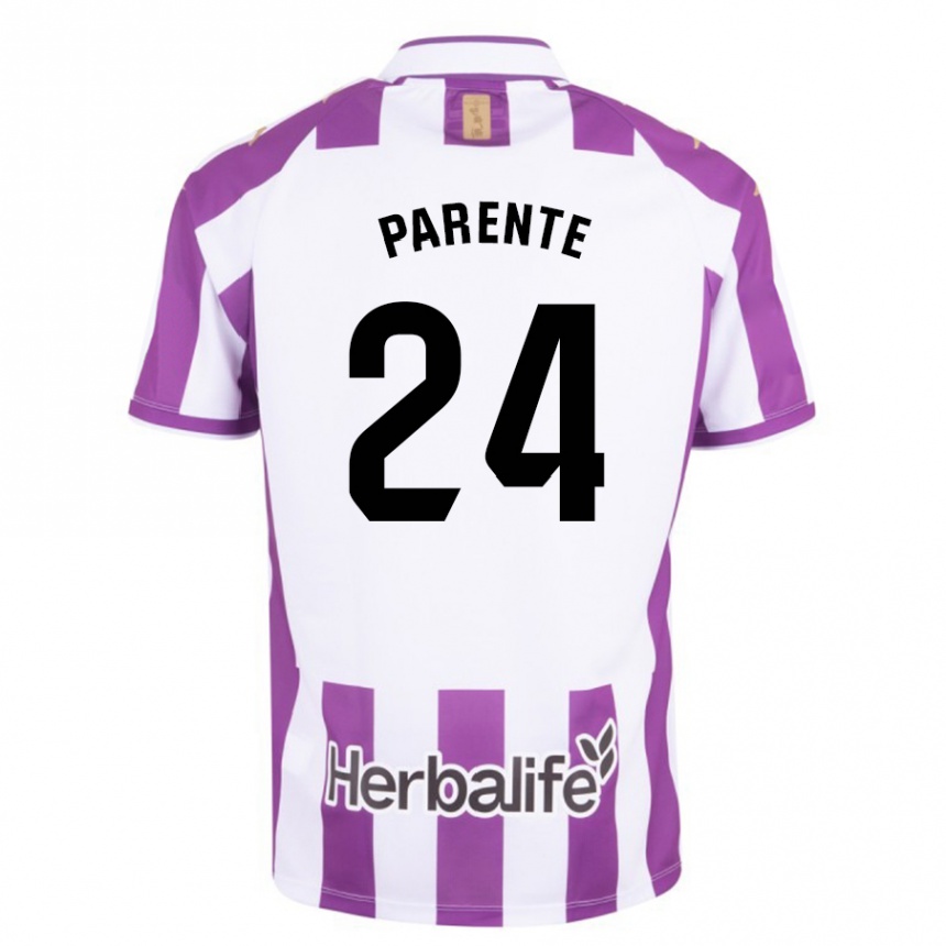 Enfant Football Maillot Iago Parente #24 Violet Tenues Domicile 2023/24 Canada