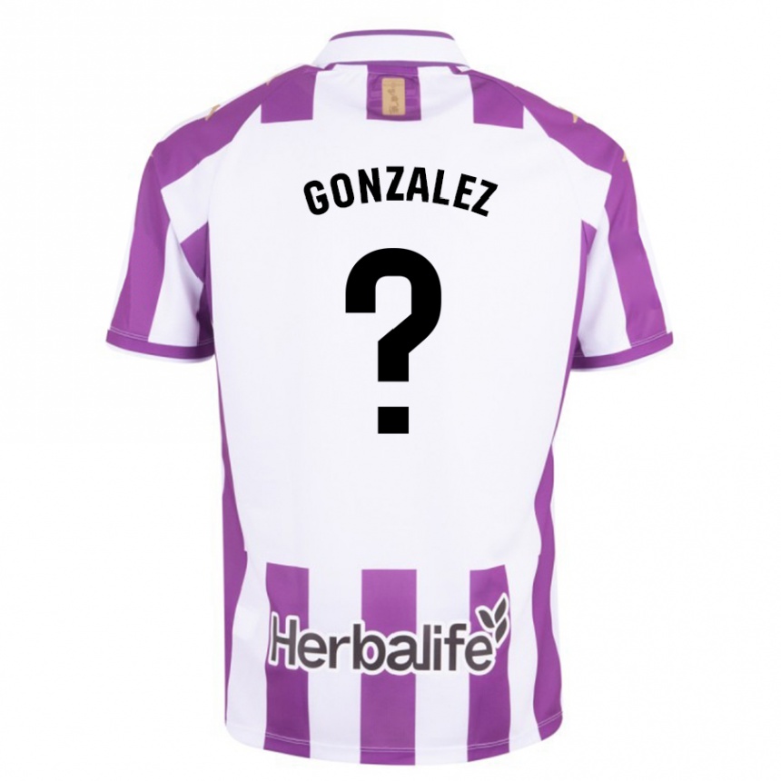 Kids Football Santi González #0 Purple Home Jersey 2023/24 T-Shirt Canada