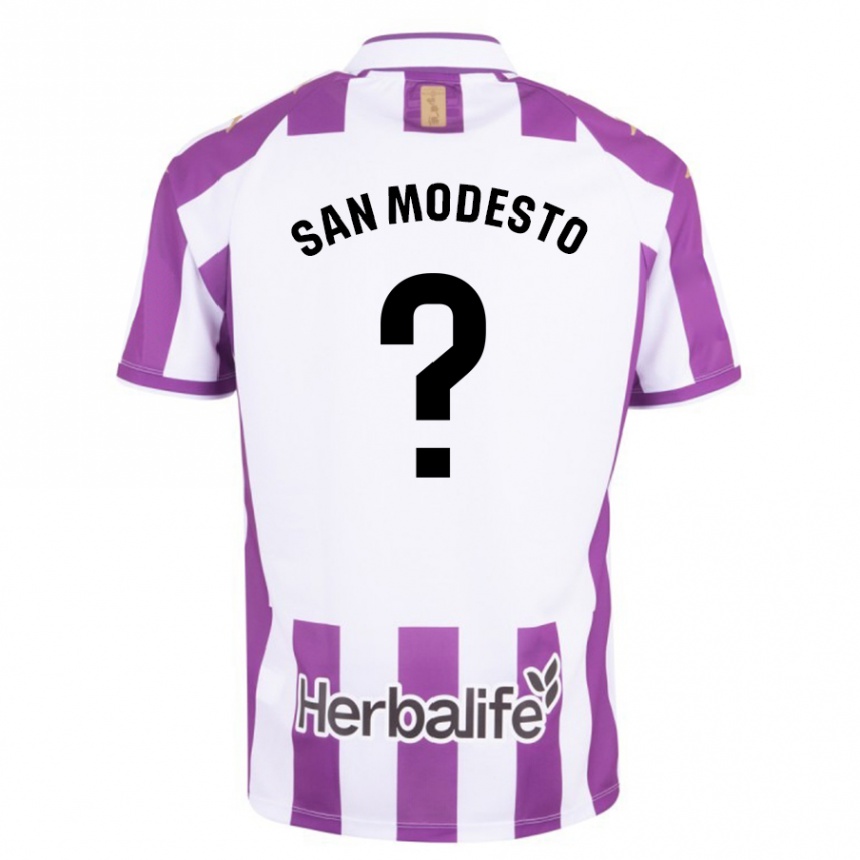 Enfant Football Maillot Hugo San Modesto #0 Violet Tenues Domicile 2023/24 Canada