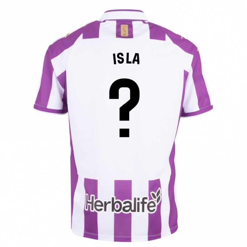 Enfant Football Maillot Cristian Isla #0 Violet Tenues Domicile 2023/24 Canada