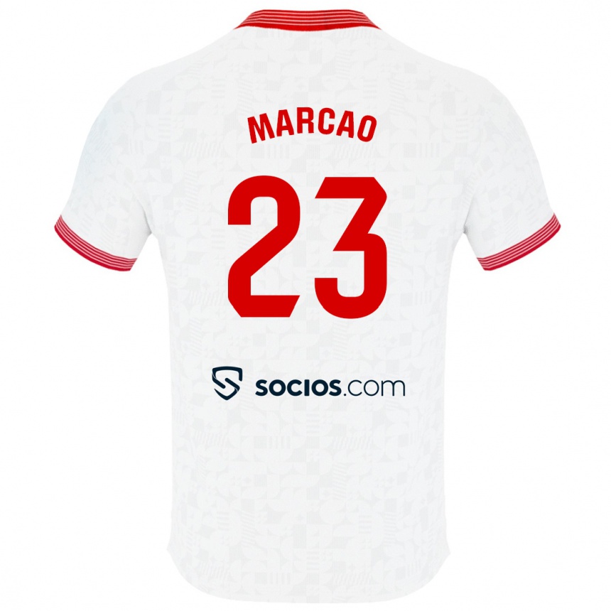 Kids Football Marcão #23 White Home Jersey 2023/24 T-Shirt Canada