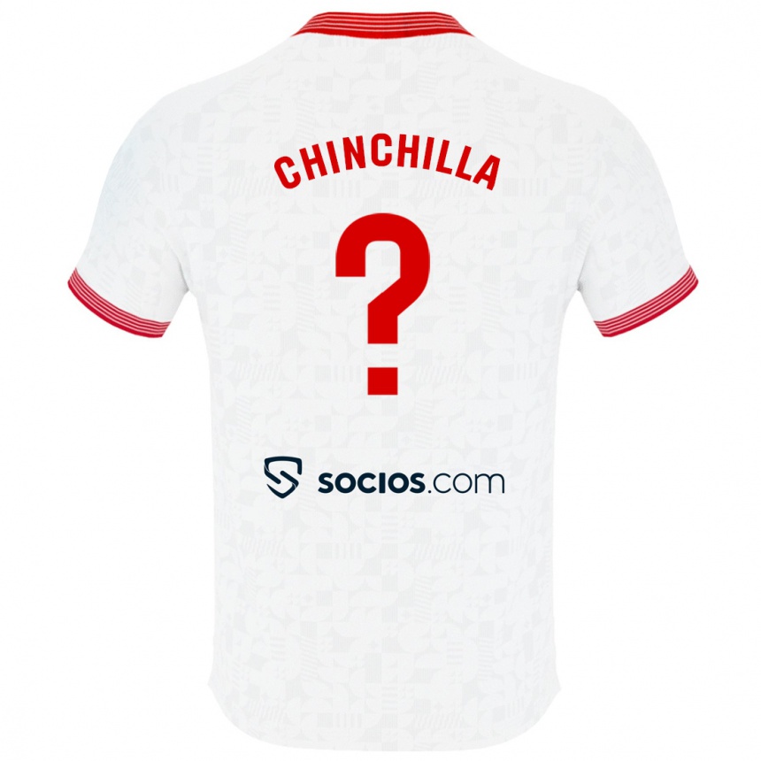 Kids Football Gustavo Chinchilla #0 White Home Jersey 2023/24 T-Shirt Canada