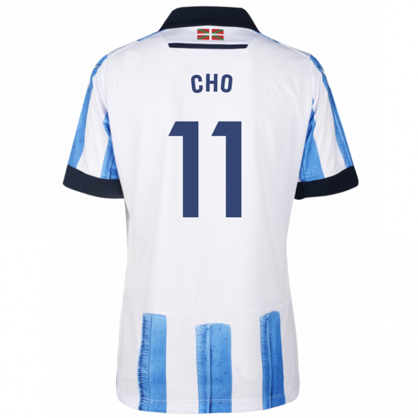 Enfant Football Maillot Mohamed-Ali Cho #11 Bleu Blanc Tenues Domicile 2023/24 Canada