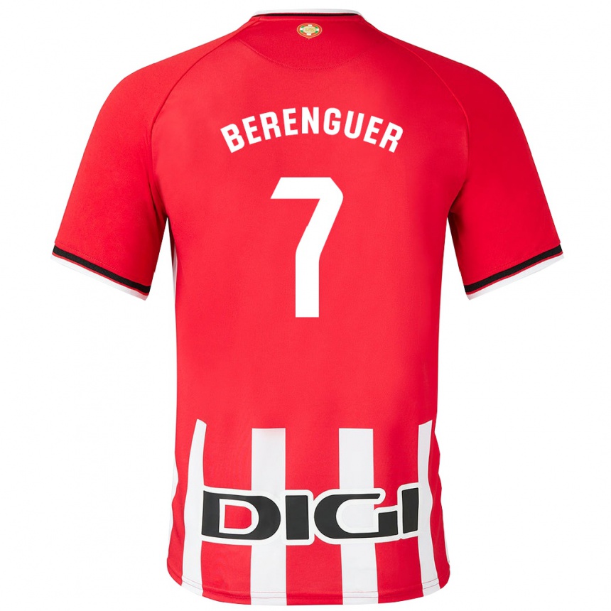 Enfant Football Maillot Álex Berenguer #7 Rouge Tenues Domicile 2023/24 Canada