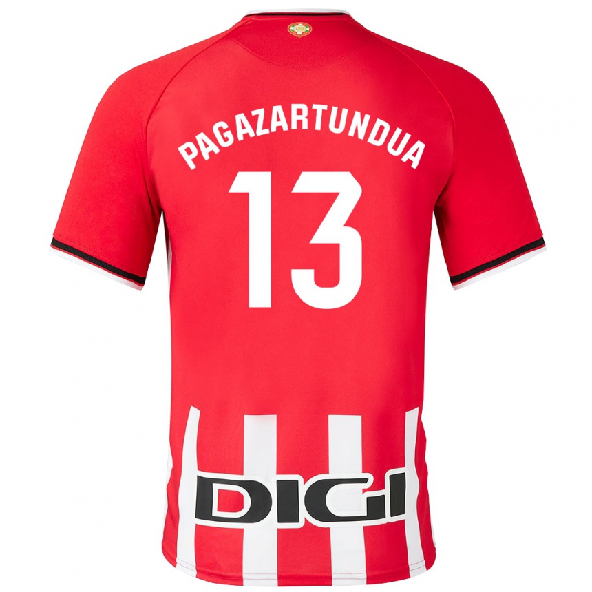 Enfant Football Maillot Iker Pagazartundua #13 Rouge Tenues Domicile 2023/24 Canada