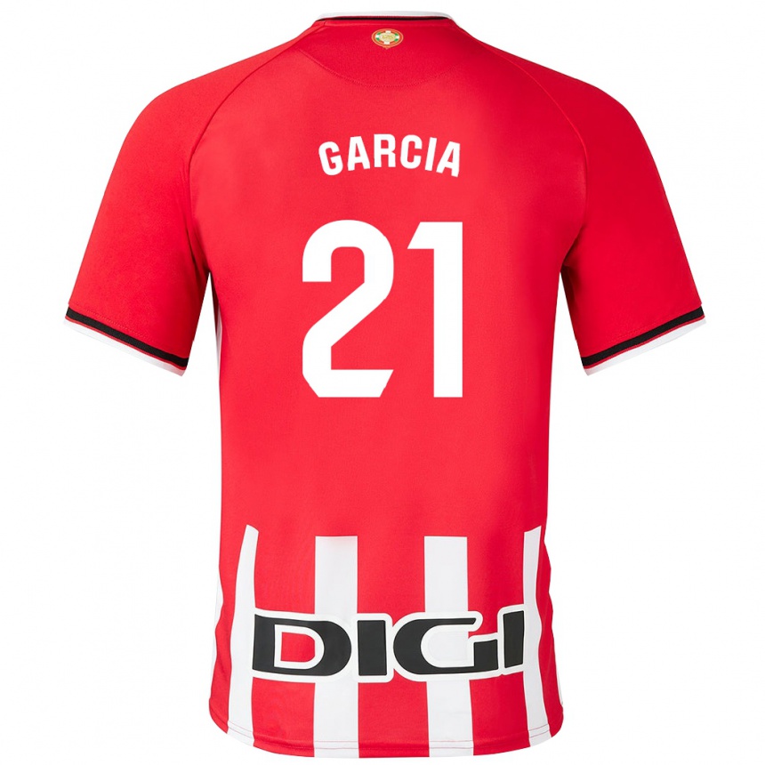 Enfant Football Maillot Beñat García #21 Rouge Tenues Domicile 2023/24 Canada