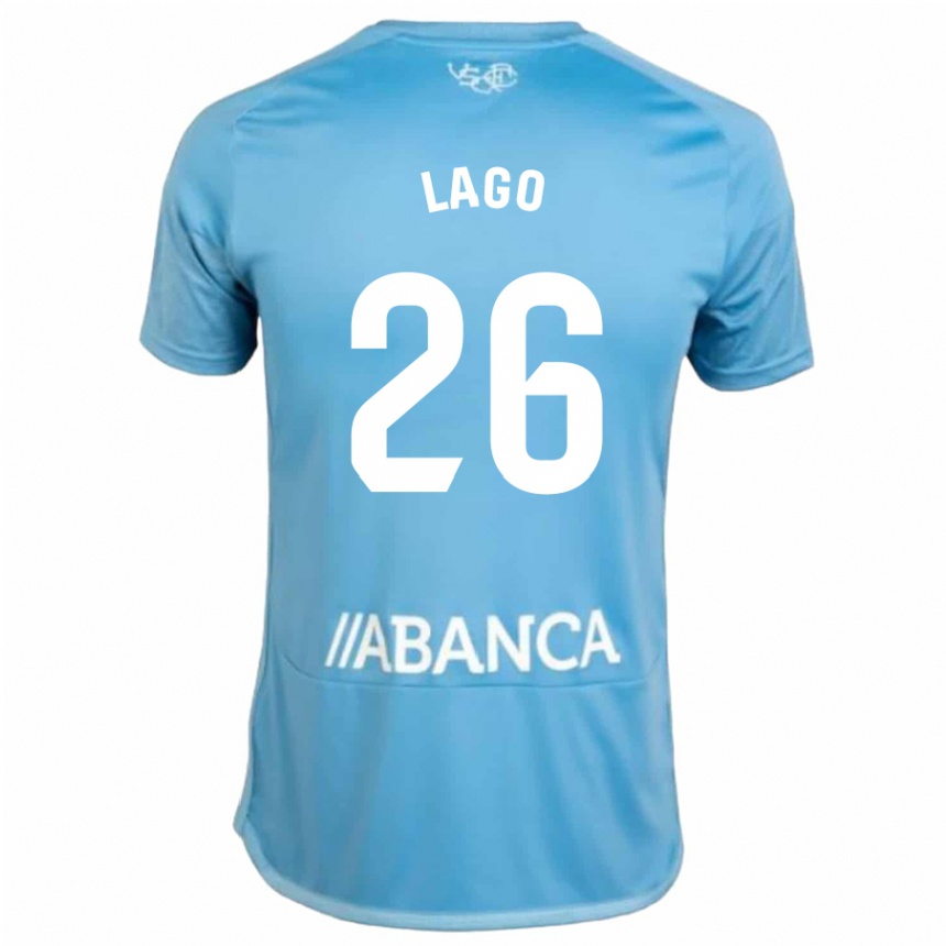 Enfant Football Maillot Yoel Lago #26 Bleu Tenues Domicile 2023/24 Canada