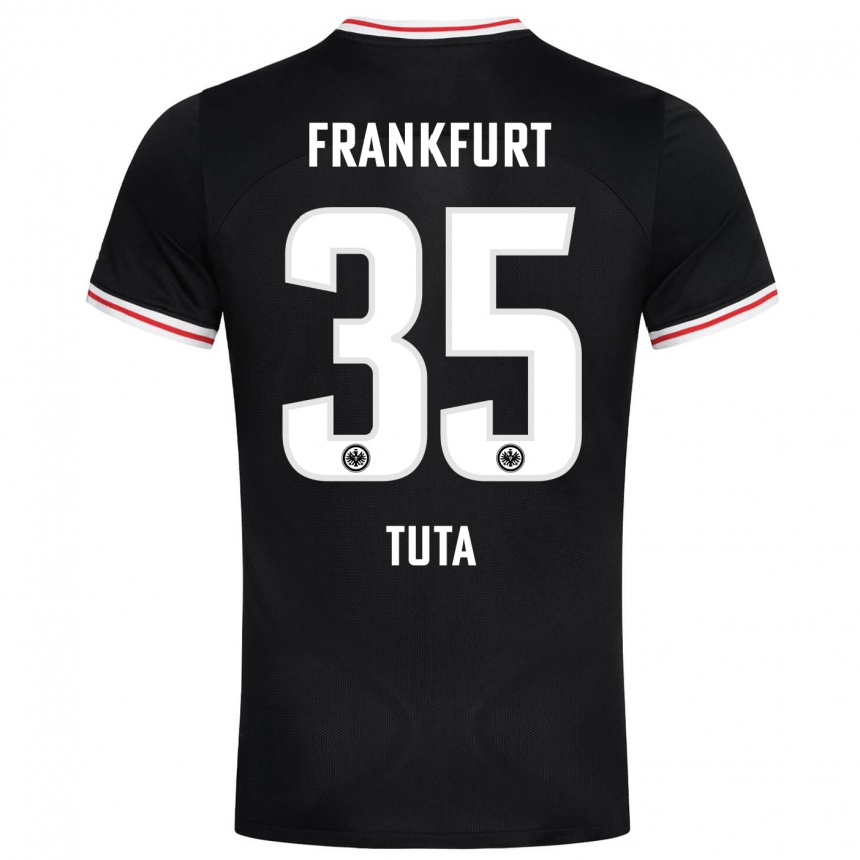 Kids Football Tuta #35 Black Away Jersey 2023/24 T-Shirt Canada