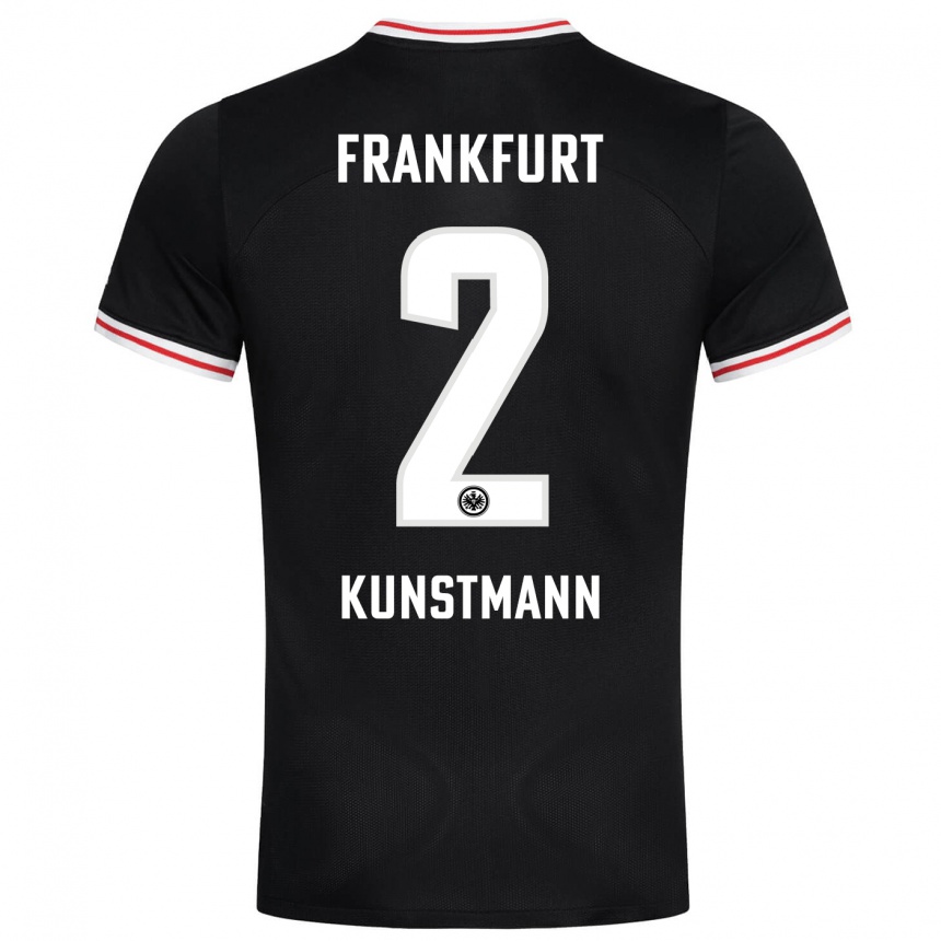 Kids Football Kelvin Kunstmann #2 Black Away Jersey 2023/24 T-Shirt Canada