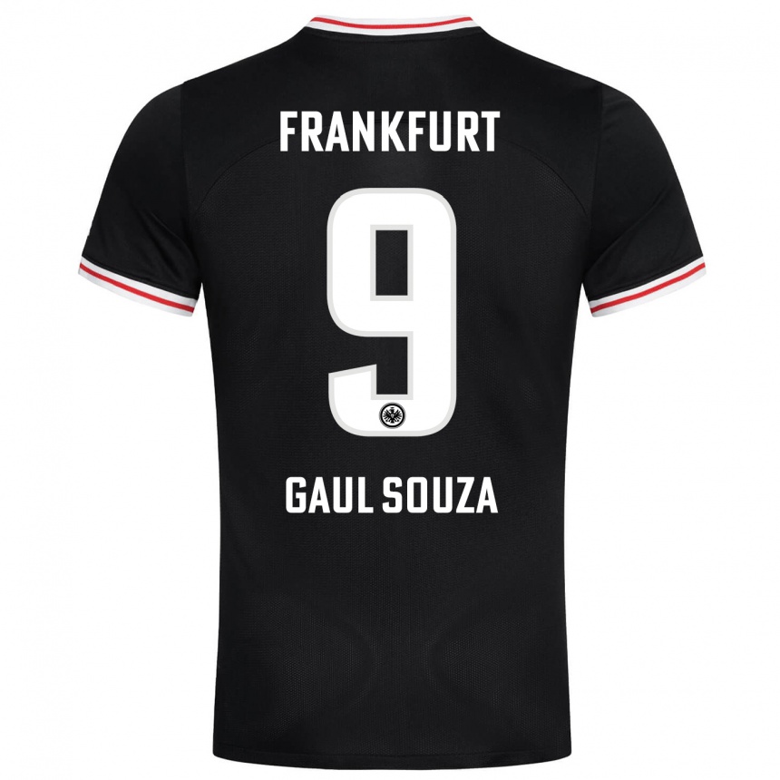 Kids Football Alessandro Gaul Souza #9 Black Away Jersey 2023/24 T-Shirt Canada