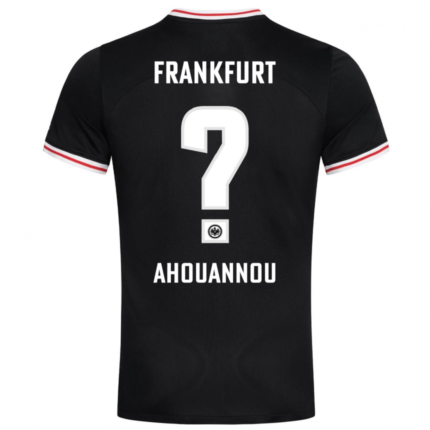 Enfant Football Maillot Yannis Ahouannou #0 Noir Tenues Extérieur 2023/24 Canada