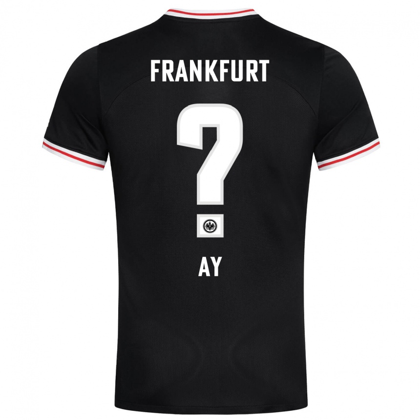 Kids Football Ugur Ay #0 Black Away Jersey 2023/24 T-Shirt Canada