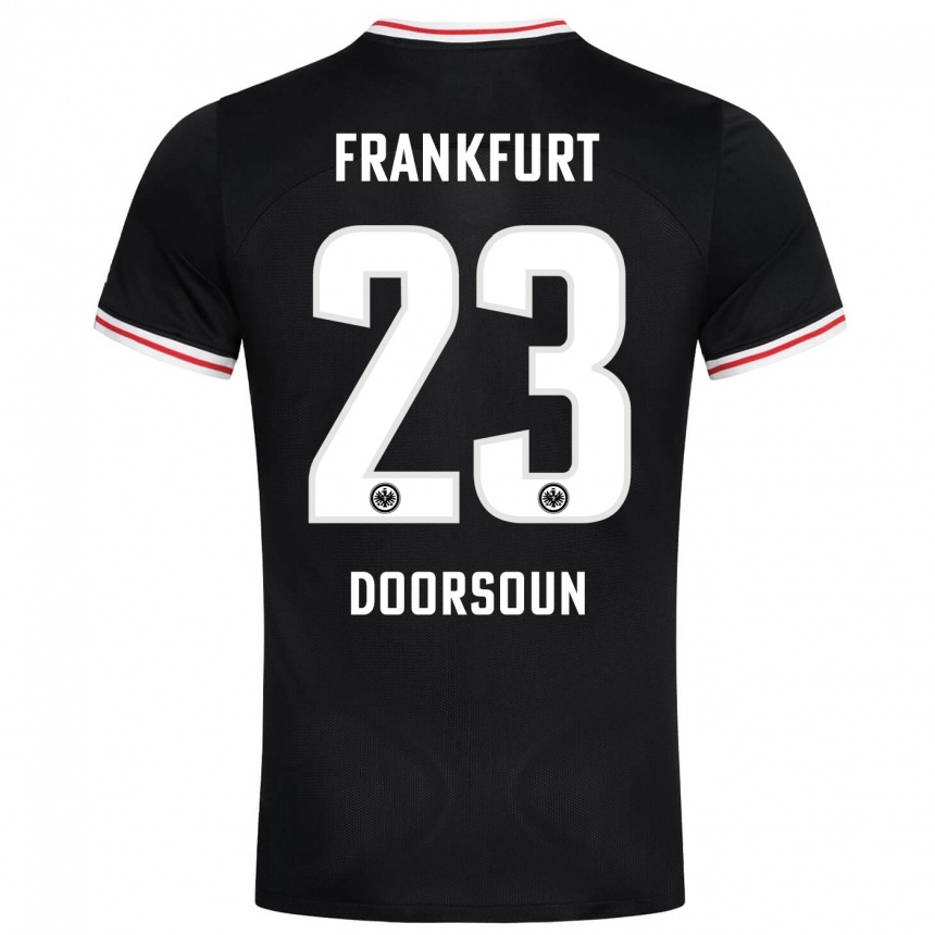 Enfant Football Maillot Sara Doorsoun-Khajeh #23 Noir Tenues Extérieur 2023/24 Canada