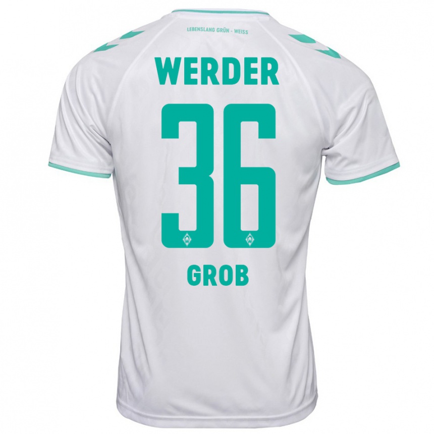 Kids Football Christian Groß #36 White Away Jersey 2023/24 T-Shirt Canada