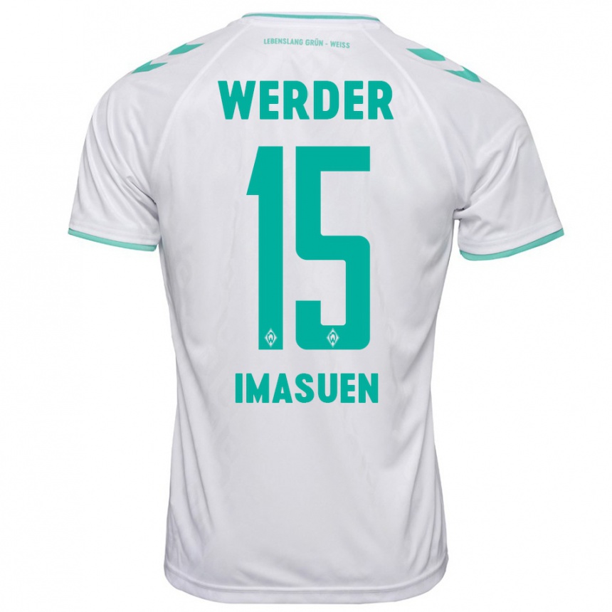 Enfant Football Maillot Joel Imasuen #15 Blanc Tenues Extérieur 2023/24 Canada