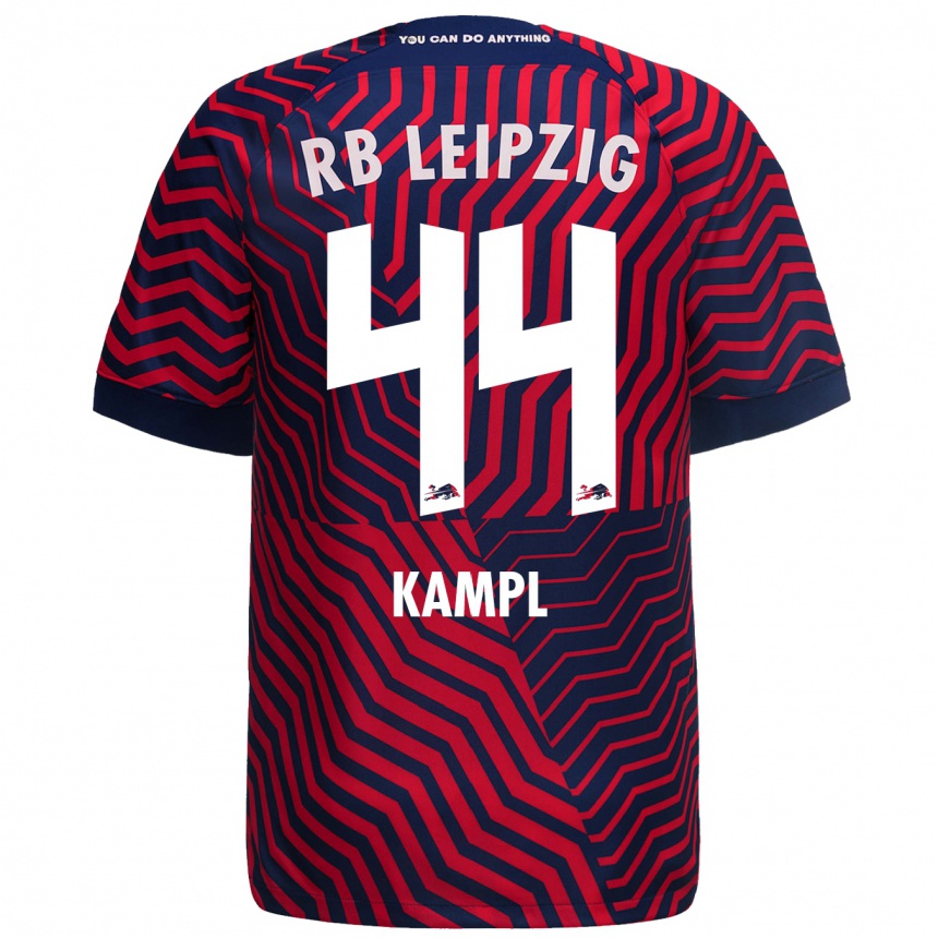 Enfant Football Maillot Kevin Kampl #44 Bleu Rouge Tenues Extérieur 2023/24 Canada