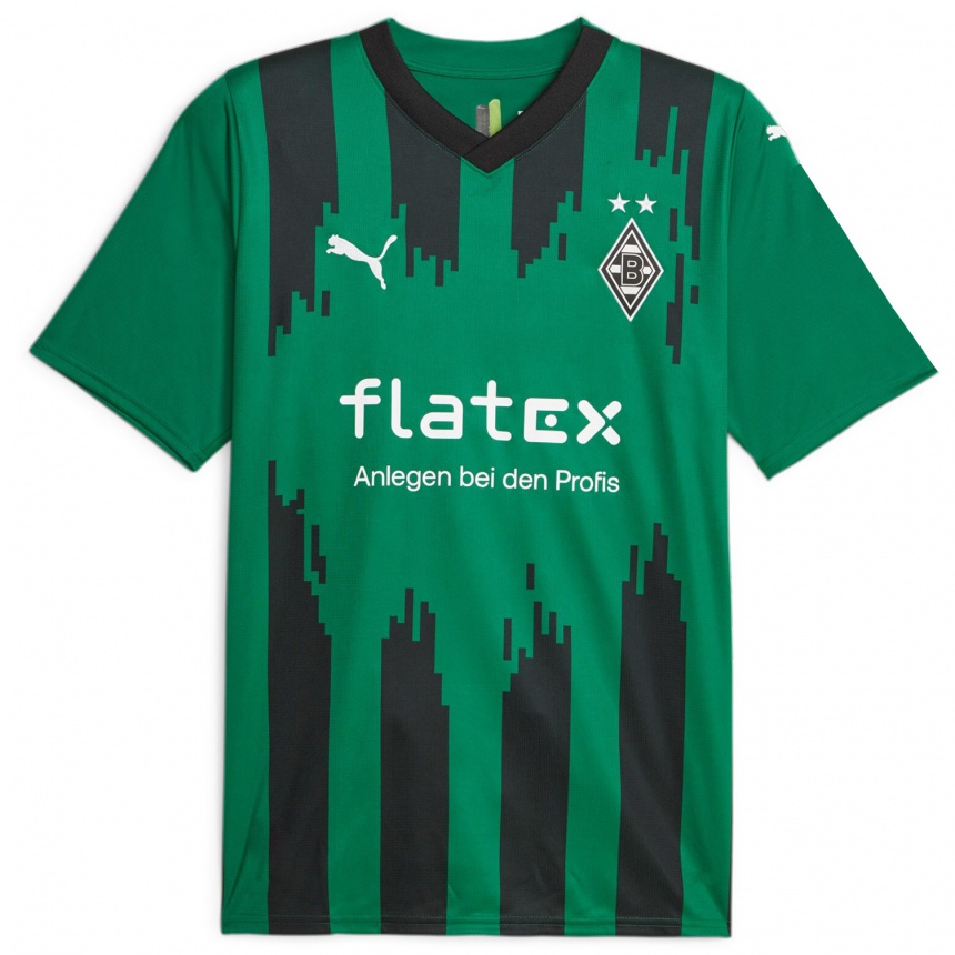 Kids Football Kilian Sauck #0 Black Green Away Jersey 2023/24 T-Shirt Canada