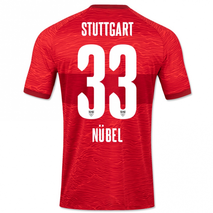 Enfant Football Maillot Alexander Nübel #33 Rouge Tenues Extérieur 2023/24 Canada