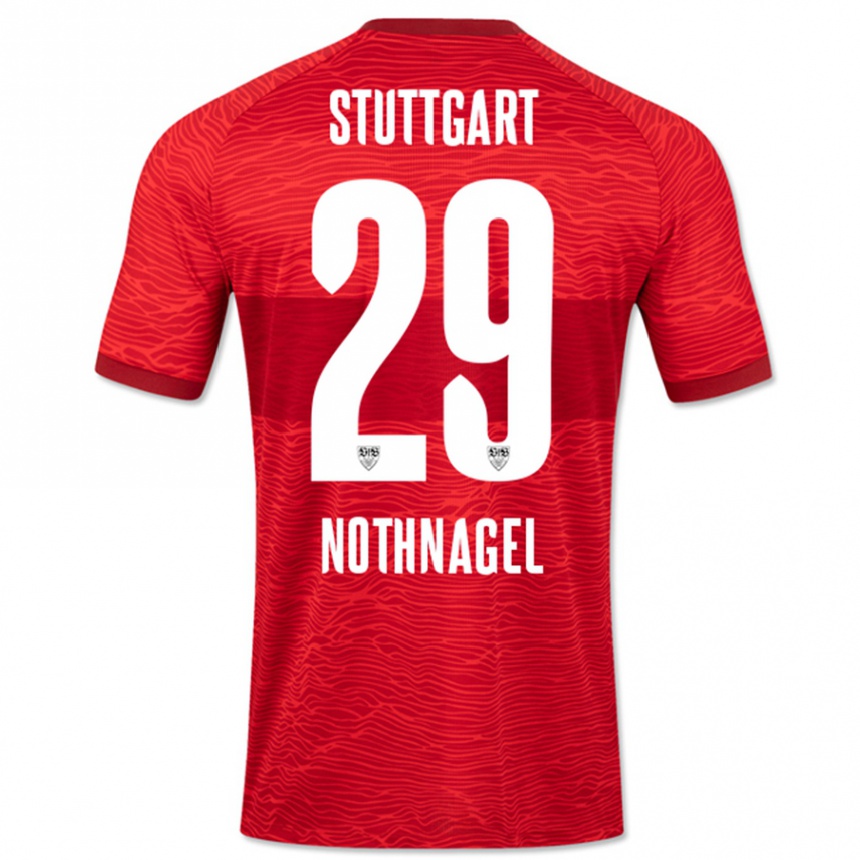 Enfant Football Maillot Dominik Nothnagel #29 Rouge Tenues Extérieur 2023/24 Canada