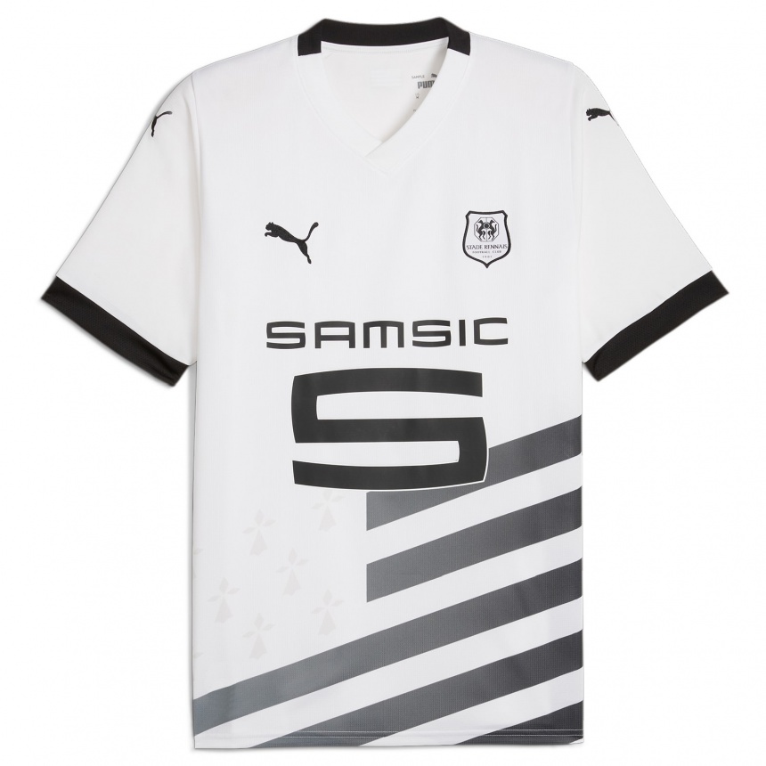 Kids Football Wilson Samaké #0 White Away Jersey 2023/24 T-Shirt Canada