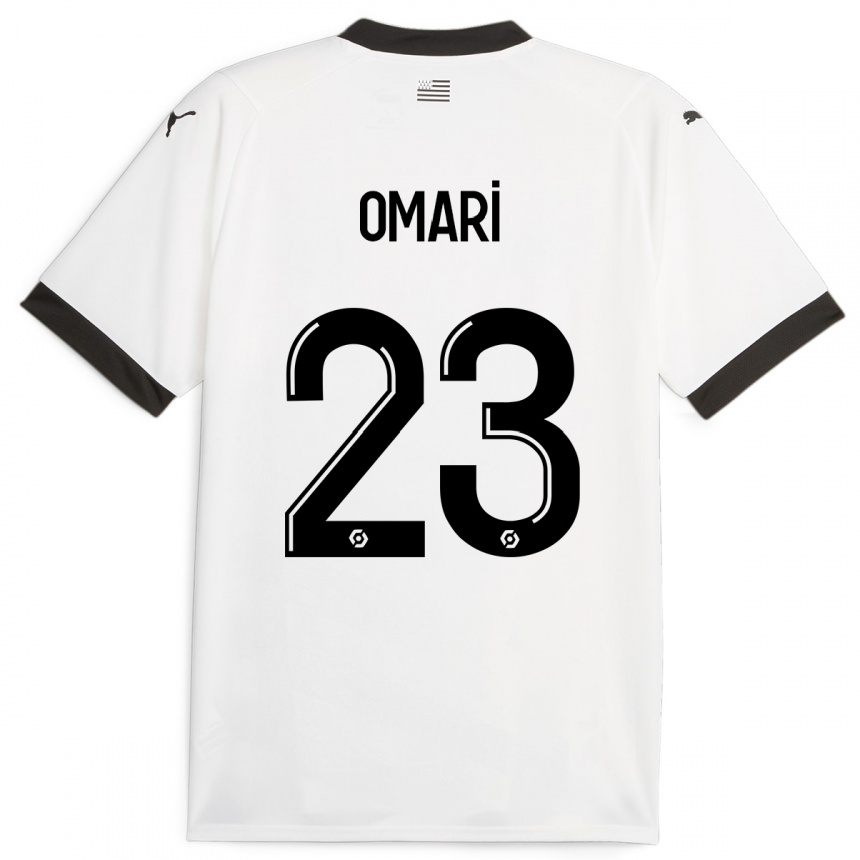 Enfant Football Maillot Warmed Omari #23 Blanc Tenues Extérieur 2023/24 Canada