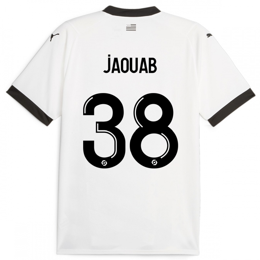 Kids Football Mohamed Jaouab #38 White Away Jersey 2023/24 T-Shirt Canada