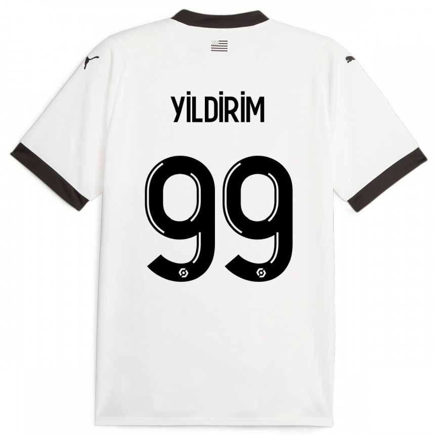 Kids Football Bertuğ Yıldırım #99 White Away Jersey 2023/24 T-Shirt Canada