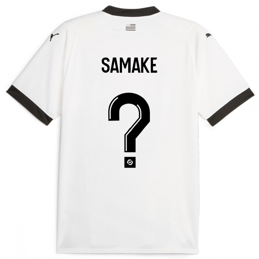 Enfant Football Maillot Wilson Samaké #0 Blanc Tenues Extérieur 2023/24 Canada