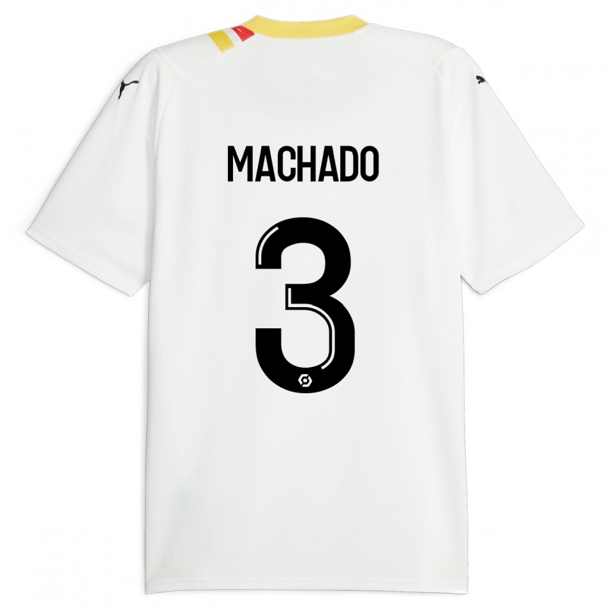 Kids Football Deiver Machado #3 Black Away Jersey 2023/24 T-Shirt Canada