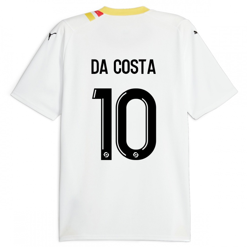 Enfant Football Maillot David Pereira Da Costa #10 Noir Tenues Extérieur 2023/24 Canada