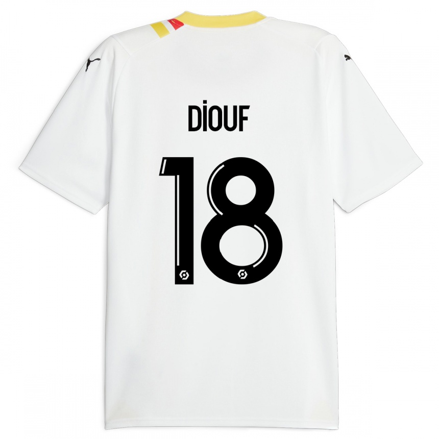 Kids Football Andy Diouf #18 Black Away Jersey 2023/24 T-Shirt Canada