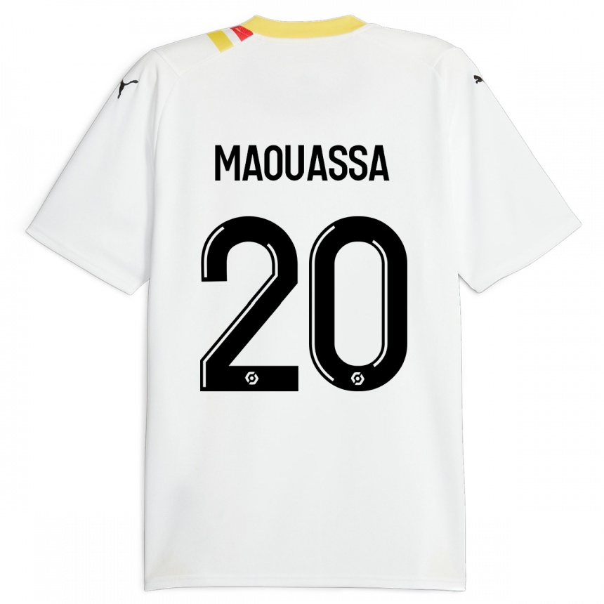 Kids Football Faitout Maouassa #20 Black Away Jersey 2023/24 T-Shirt Canada