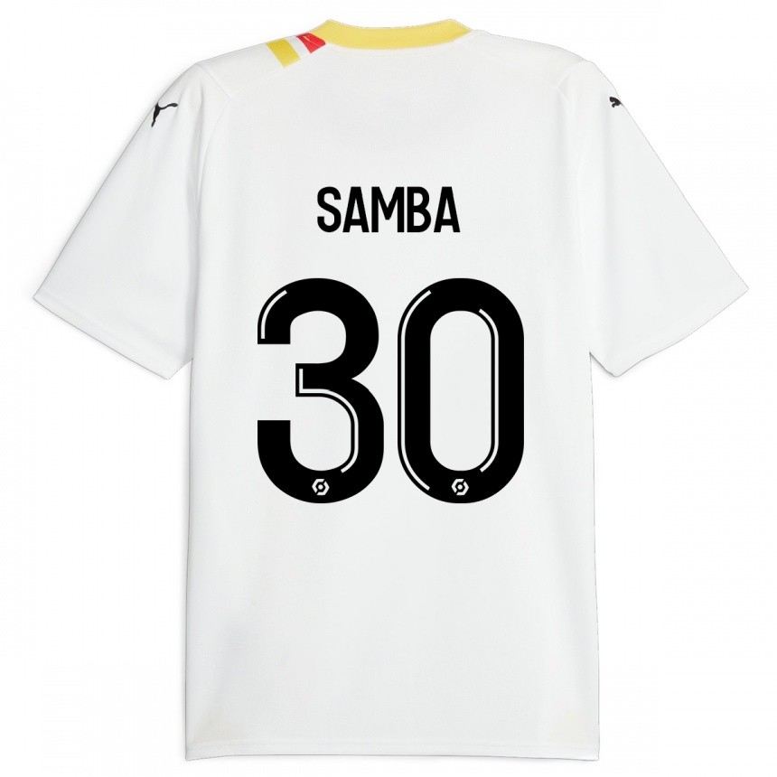 Enfant Football Maillot Brice Samba #30 Noir Tenues Extérieur 2023/24 Canada