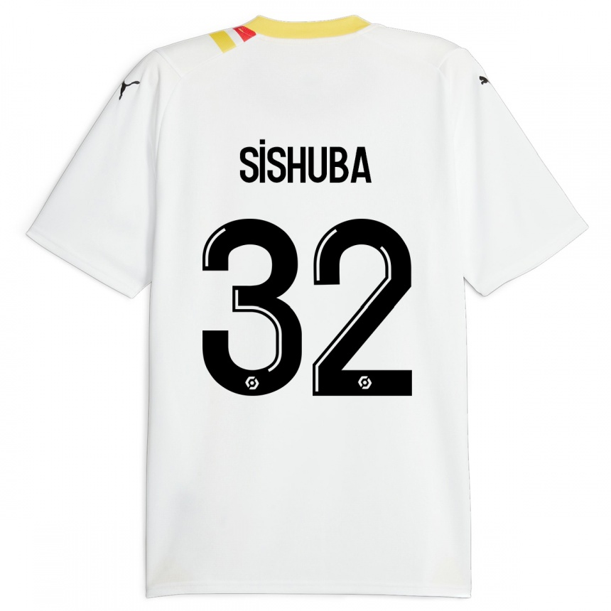 Kids Football Ayanda Sishuba #32 Black Away Jersey 2023/24 T-Shirt Canada