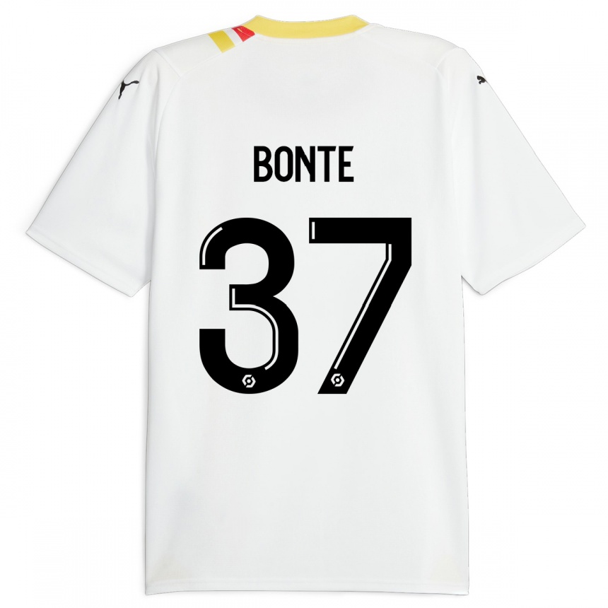 Enfant Football Maillot Nolan Bonte #37 Noir Tenues Extérieur 2023/24 Canada