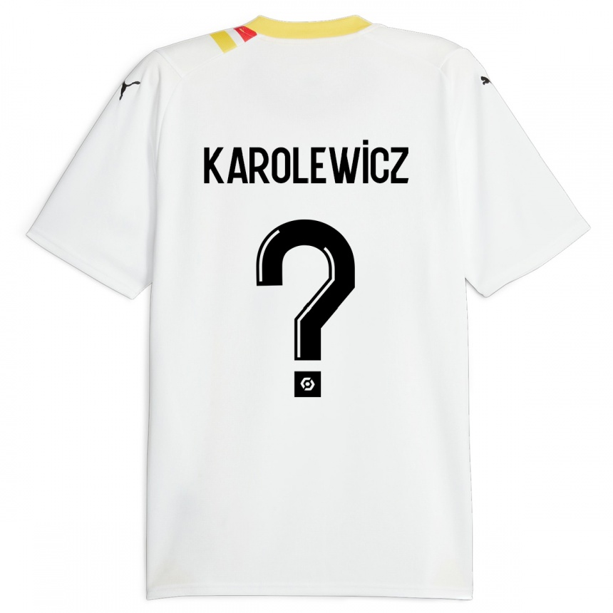 Kids Football Roman Karolewicz #0 Black Away Jersey 2023/24 T-Shirt Canada