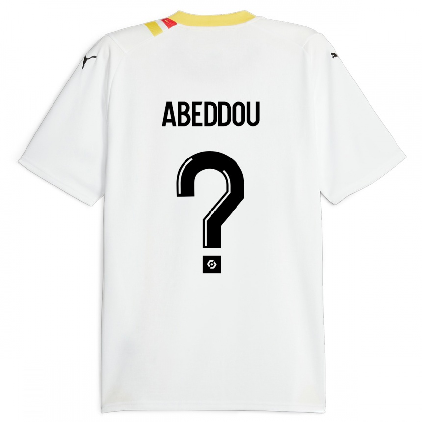 Kids Football Adam Abeddou #0 Black Away Jersey 2023/24 T-Shirt Canada